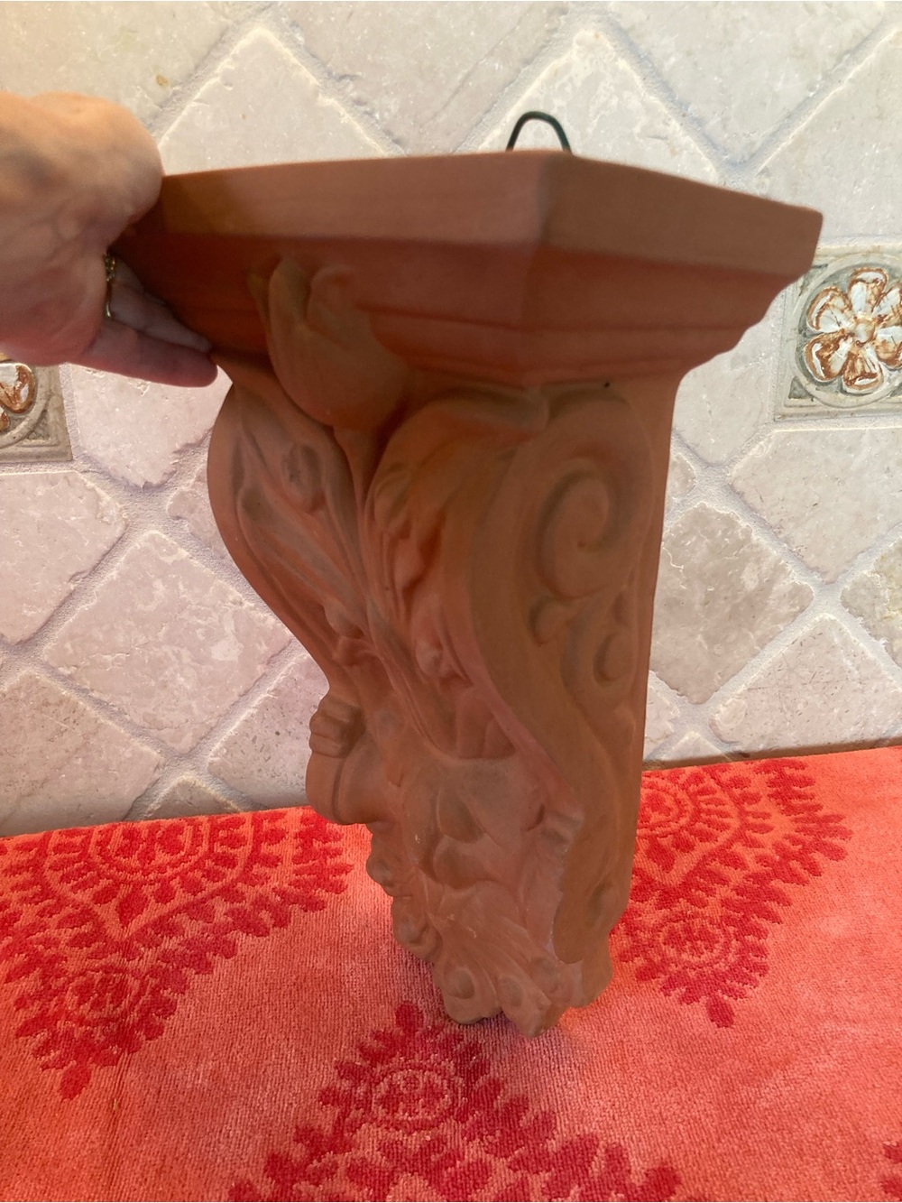 Vintage Terracotta Wall Planter - Picture 2 of 8